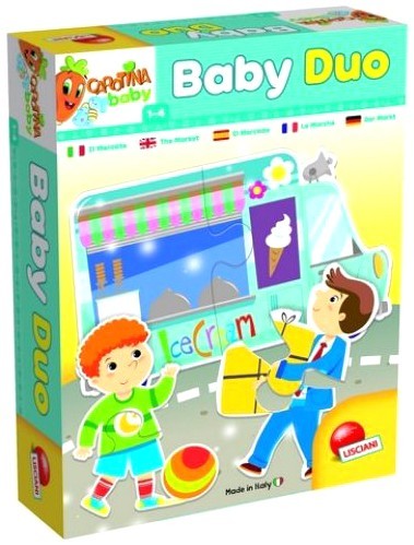 

Игровой набор LISCIANI GIOCHI Baby DUO (13 пазлiв Рынок) 65448