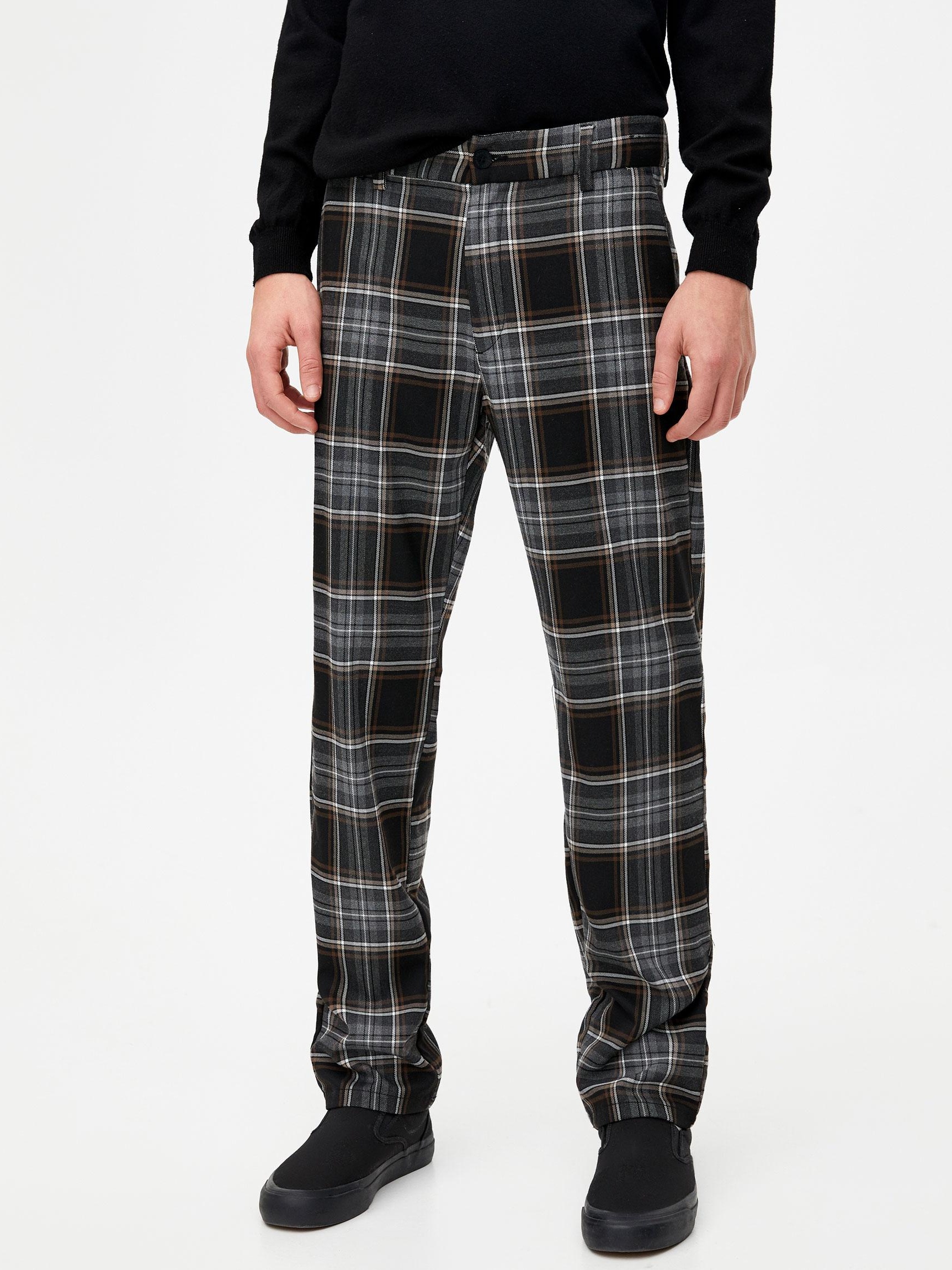 

Брюки Pull & Bear 5679/532/802-ACSX 38 Серые в клетку