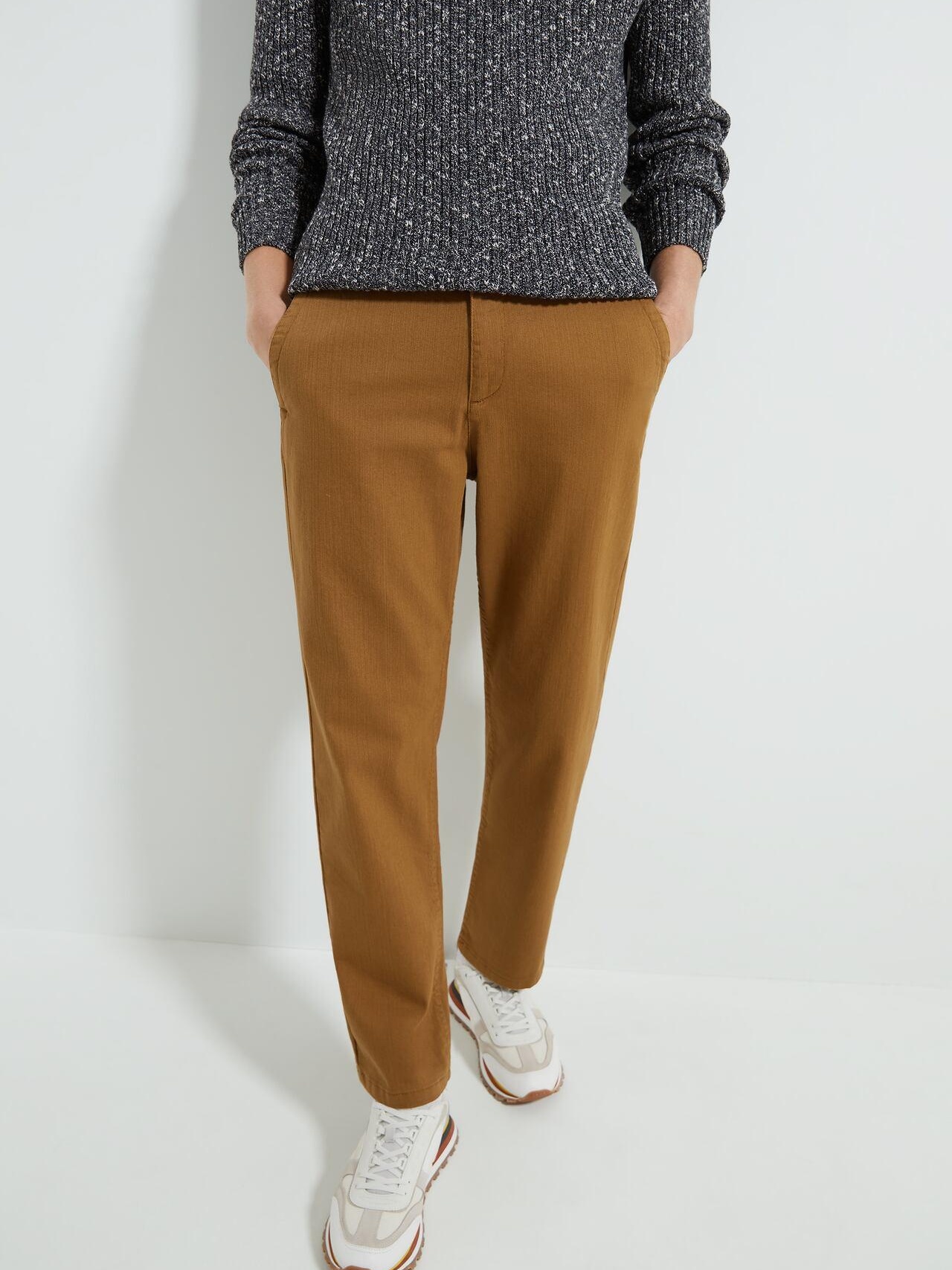 

Брюки Zara 0706/544/707-ACXI 38 Темно-бежевые