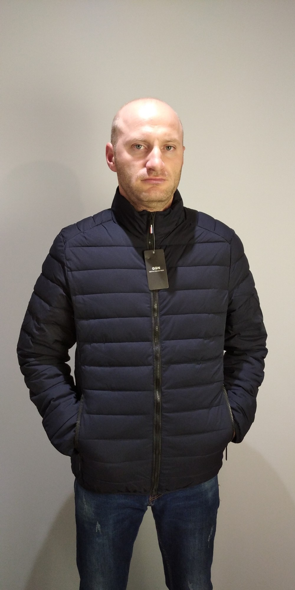 

Мужская демисезонная куртка QQN 6627 XL синяя
