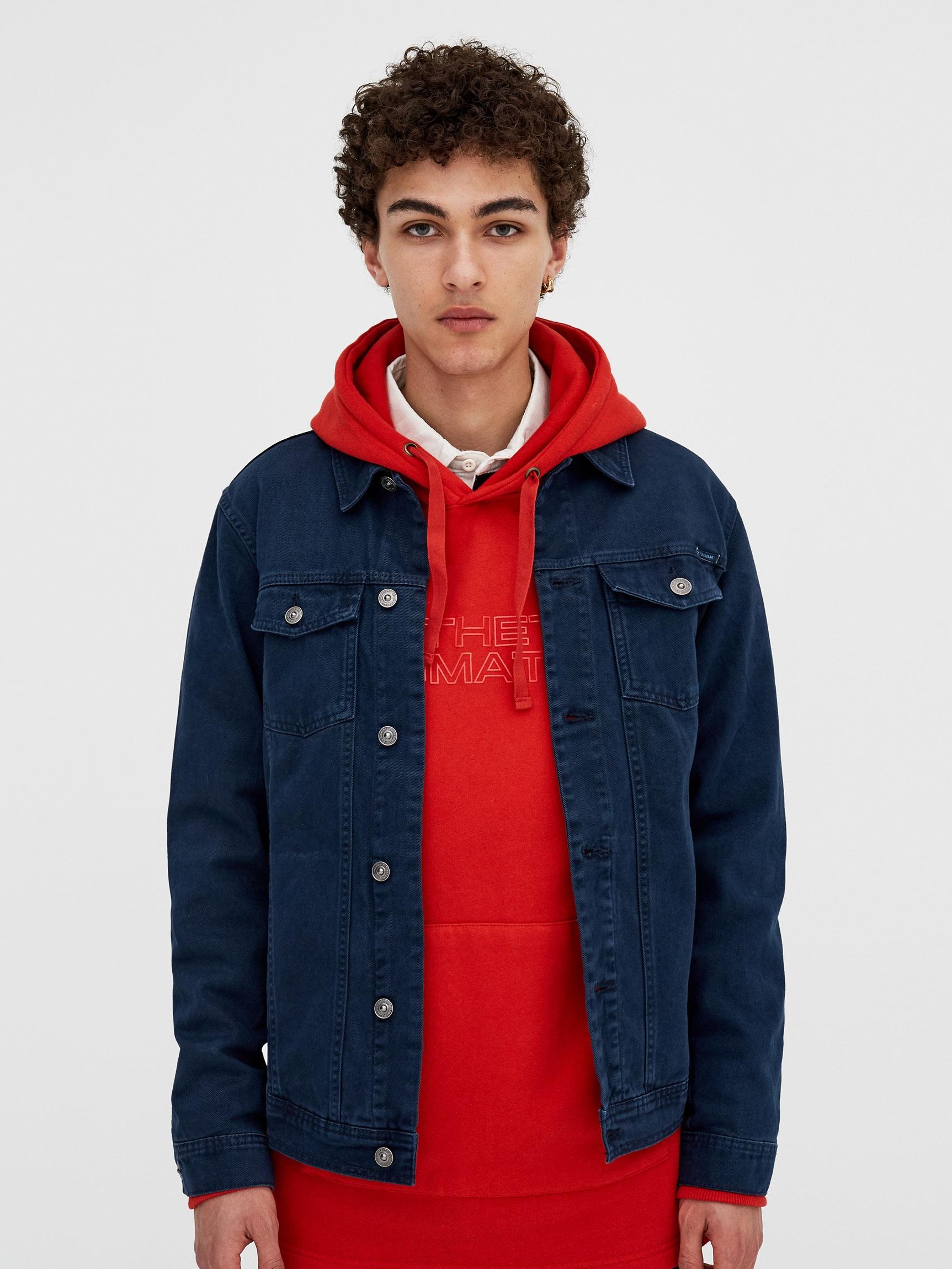 

Джинсовая куртка Pull & Bear 5714/536/400-ACXD XL Синяя