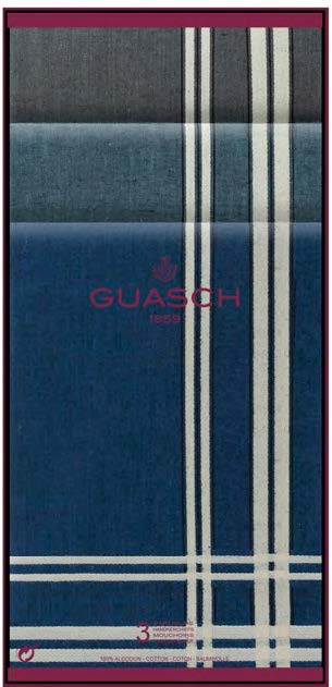 

Набор мужских носовых платков Guasch 104.96 D.24 (994)