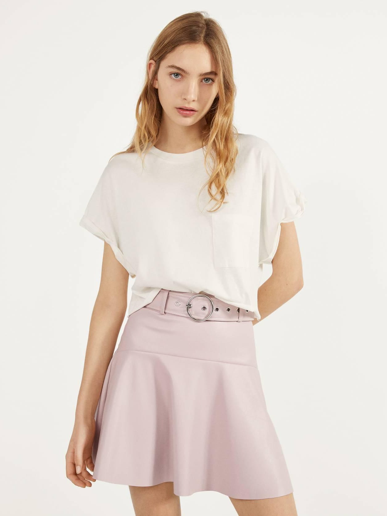 

Юбка Bershka 0566/405/619-ACWG M Розовая