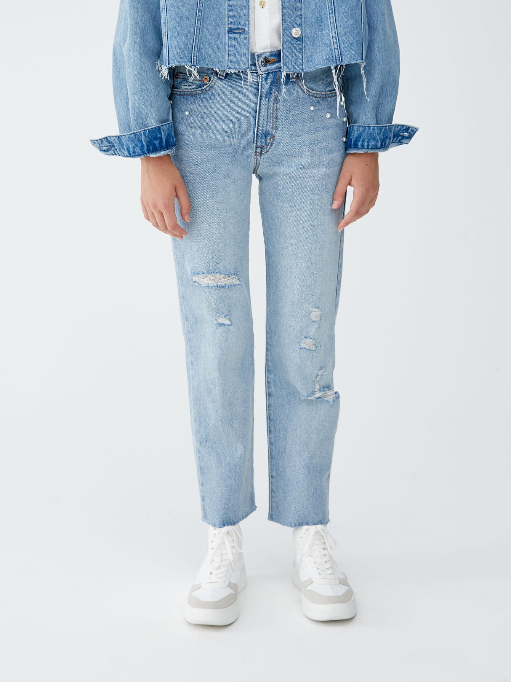 

Джинсы Pull & Bear 5687/317/400-ACUP 32 Голубые
