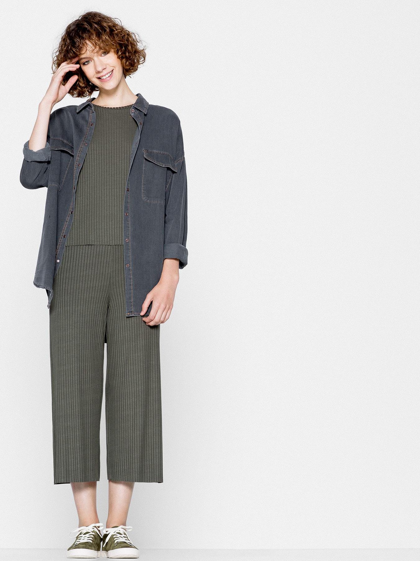 

Брюки Pull & Bear 9683/224/505-ACXO M Темно-зеленые