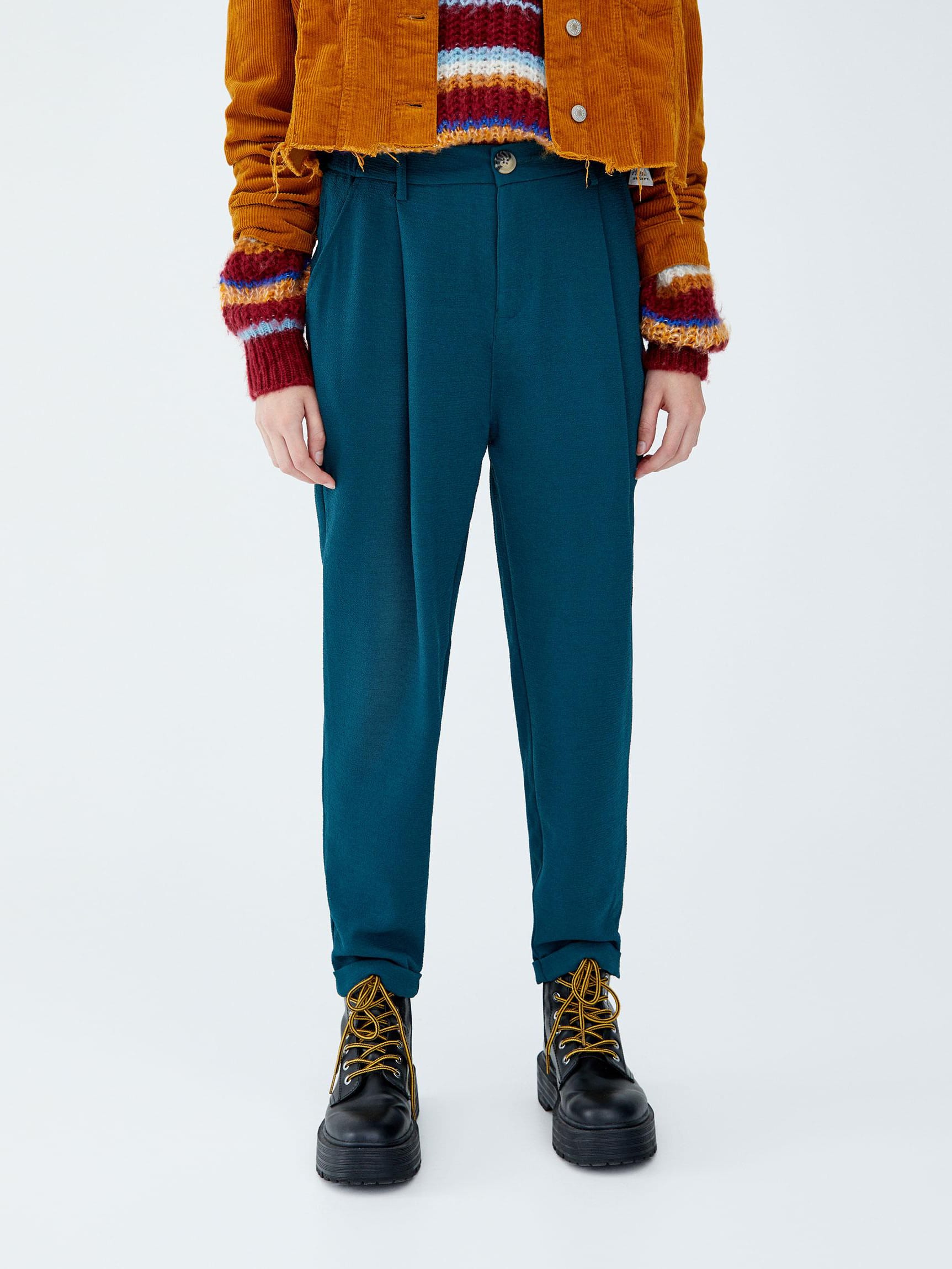 

Брюки Pull & Bear 9680/302/538-ACUW L Зеленые