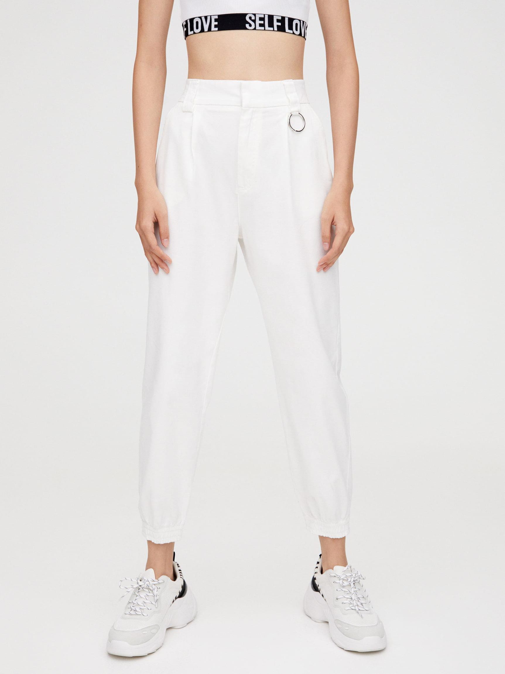 

Брюки Pull & Bear 9671/310/250-ACTS L Белые