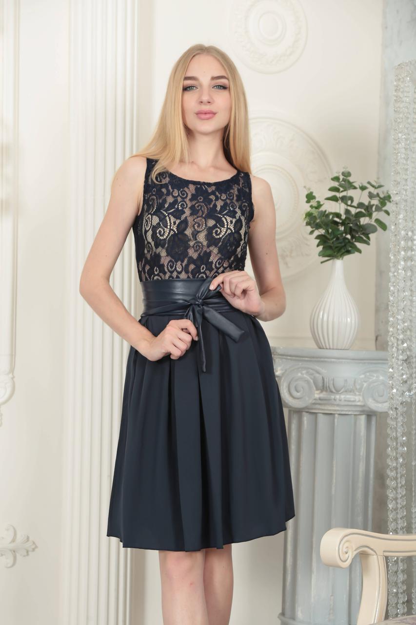 

Платье Fashion Girl "Джулия"  темно-синий, Платье Fashion Girl "Джулия" 42 темно-синий