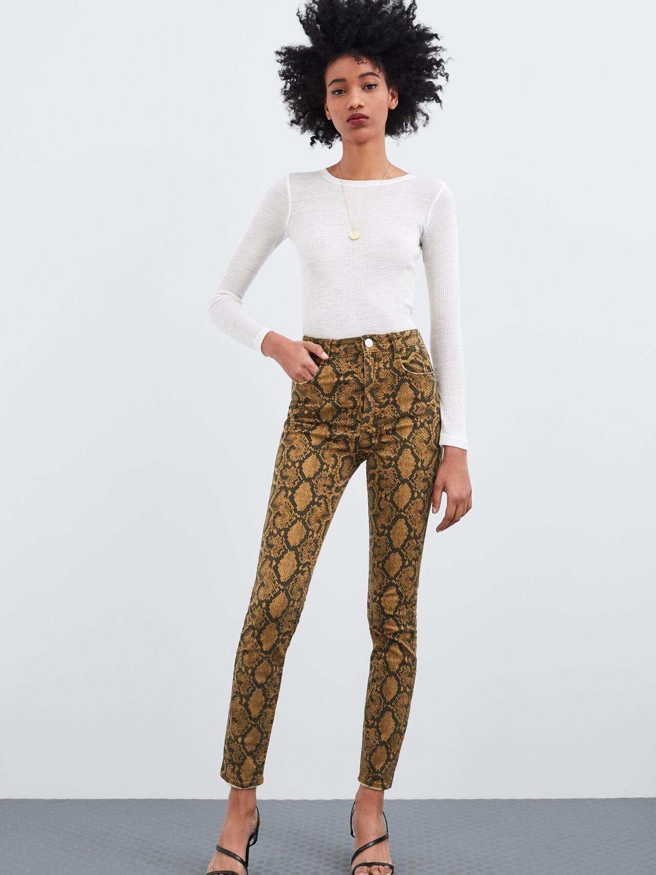 

Брюки Zara 0327/003/704-AEXI 34 Змеиные