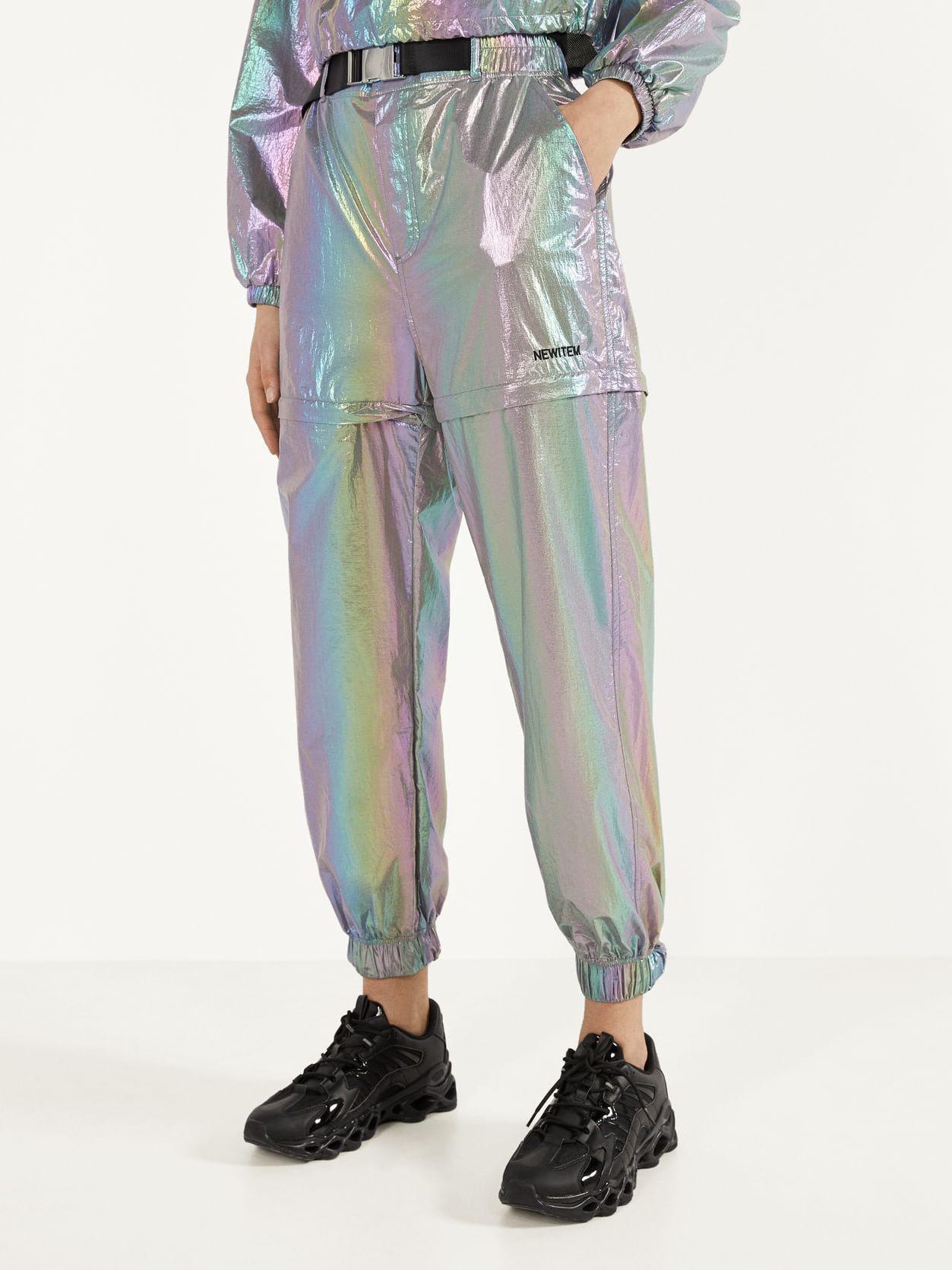 

Брюки-шорты Bershka 0181/405/808-AANL XS Разноцветные
