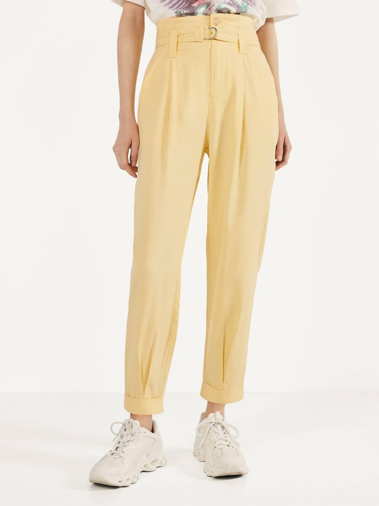 

Брюки Bershka 0085/512/314-ACUU 34 Желтые