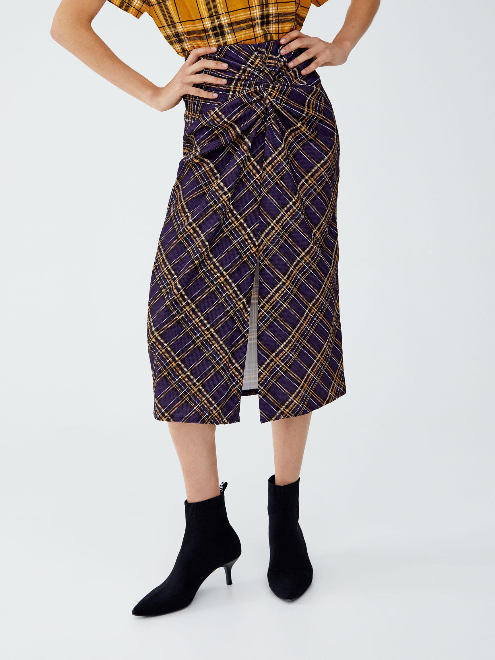 

Юбка Pull & Bear 9398/396/611-AAWG M Фиолетовая