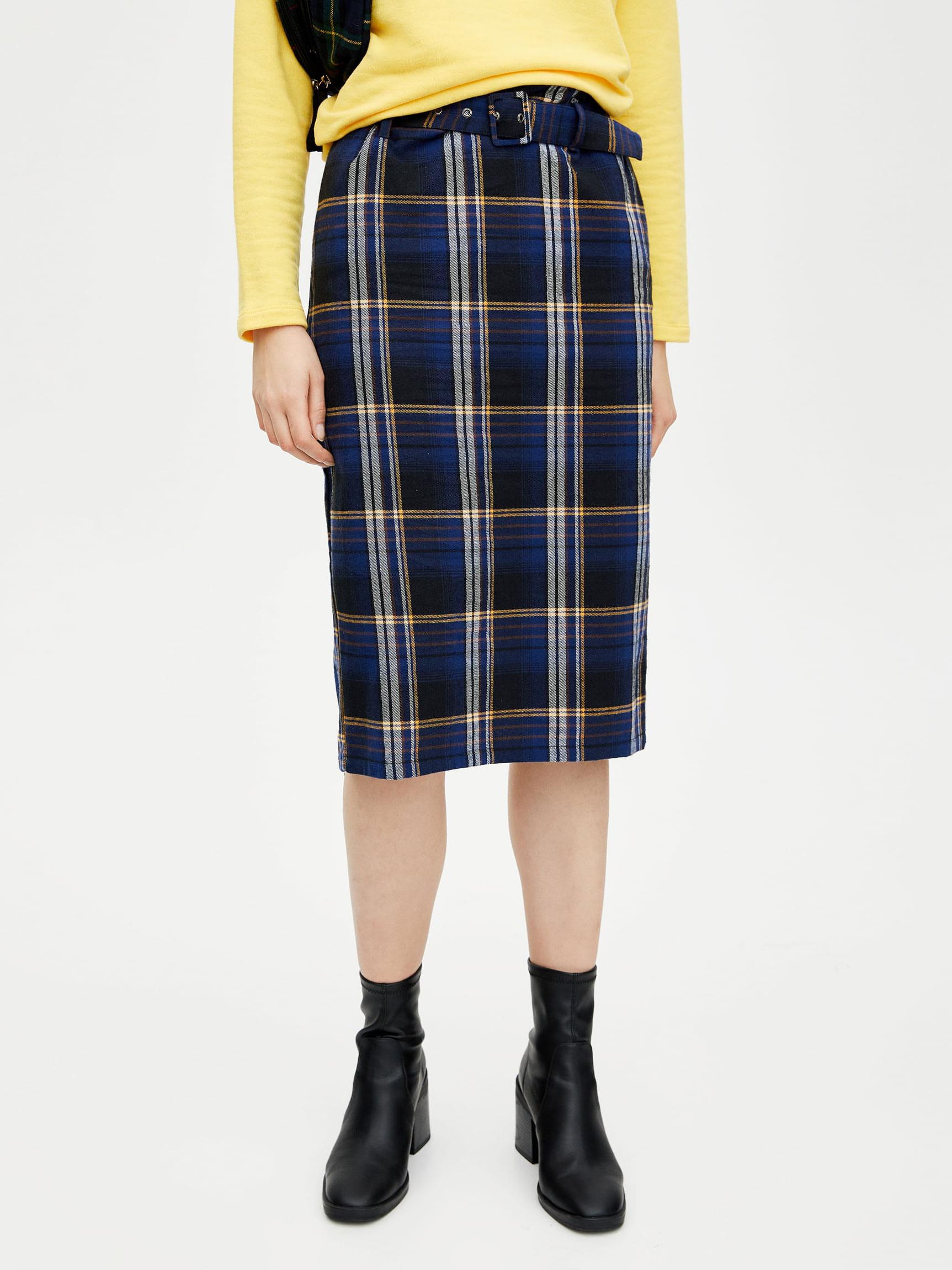 

Юбка Pull & Bear 9398/382/400-AAPI S Синяя