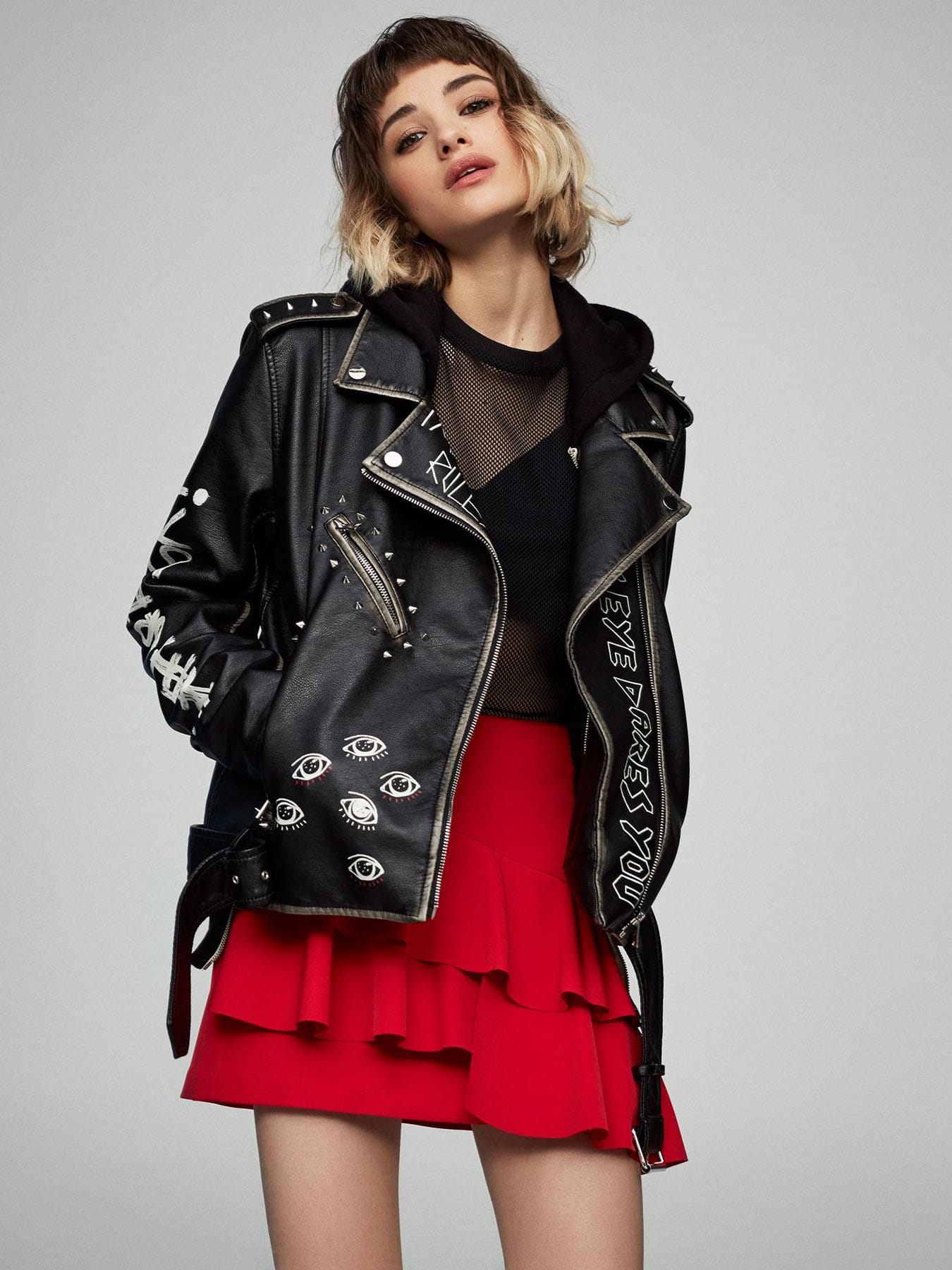 

Юбка Pull & Bear 5399/325/600-ACVF XS Красная