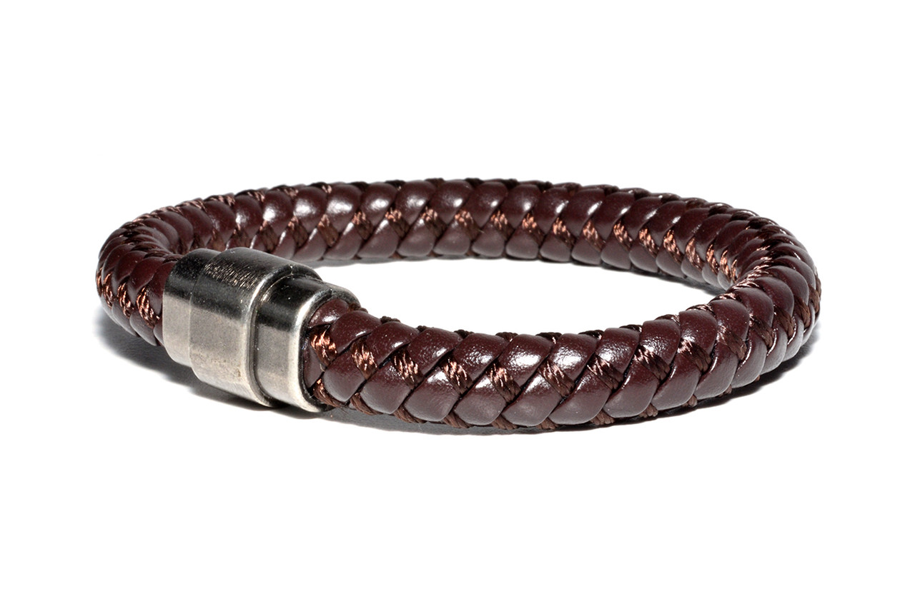 

Браслет Кожаный MS Bracelet Leather Brown Terra 292msb мужской Коричневый 21 размер