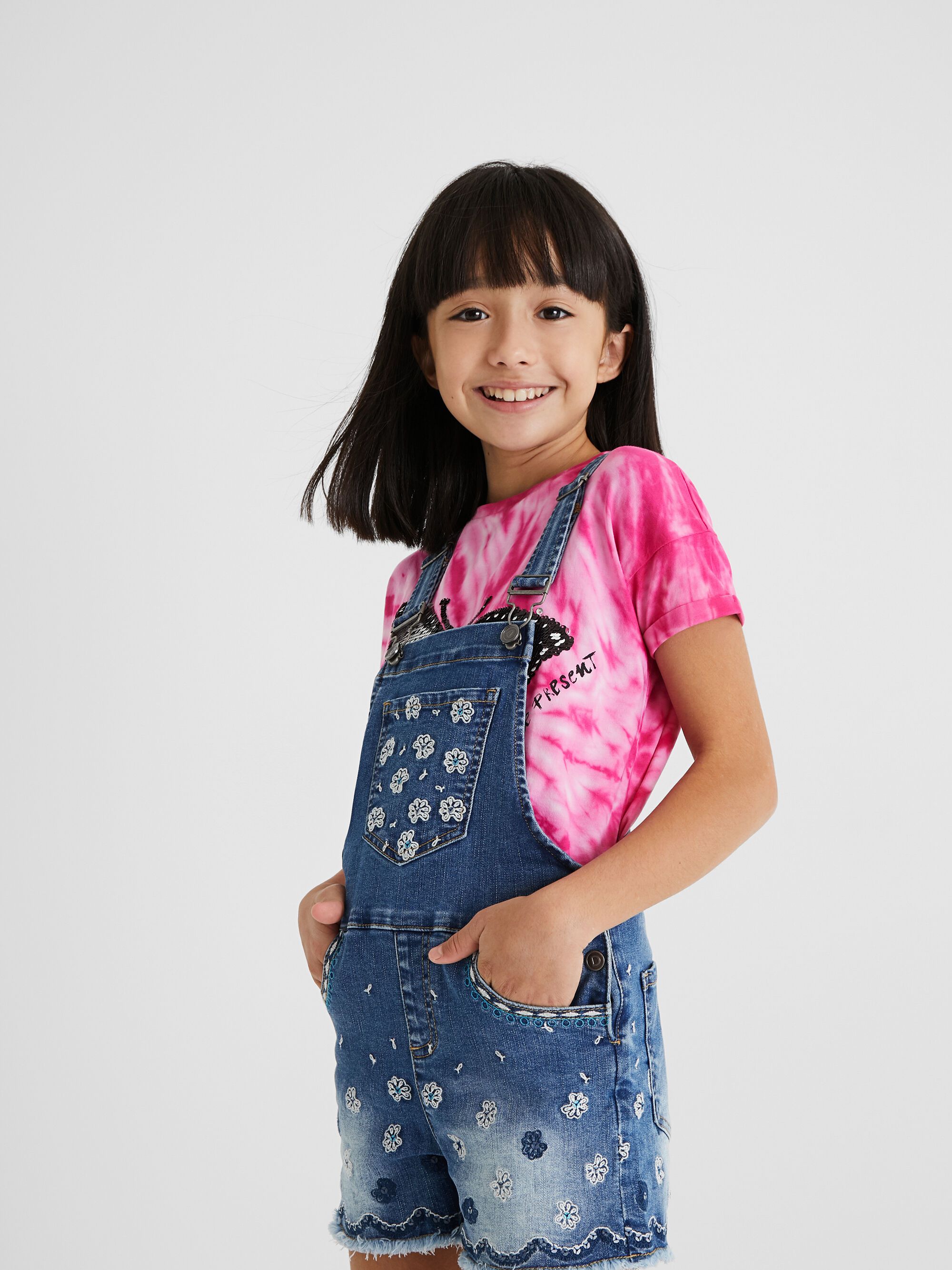 

Полукомбинезон джинсовый Desigual 21SGDD04-5053 140 см