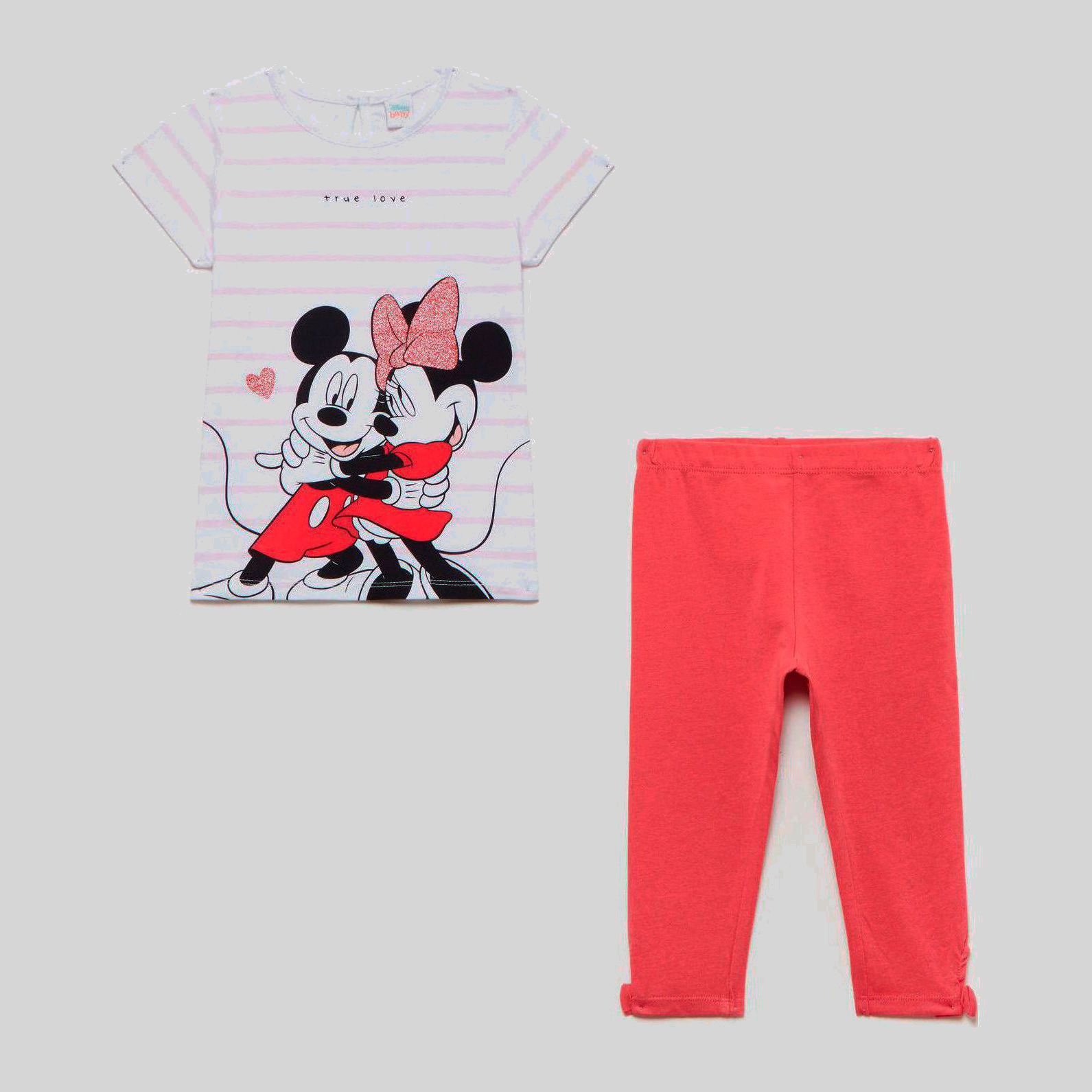 

Костюм (футболка + лосины) OVS 1210129 86 см White