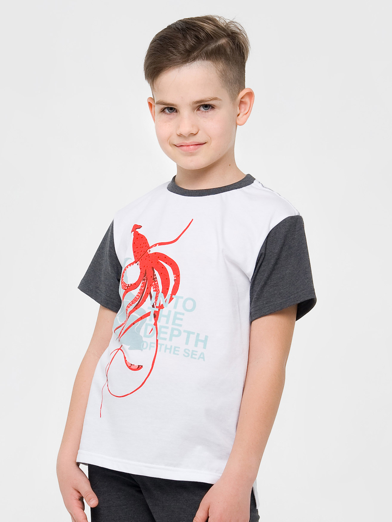 

Футболка к.р. Smil 140 Белый 110631