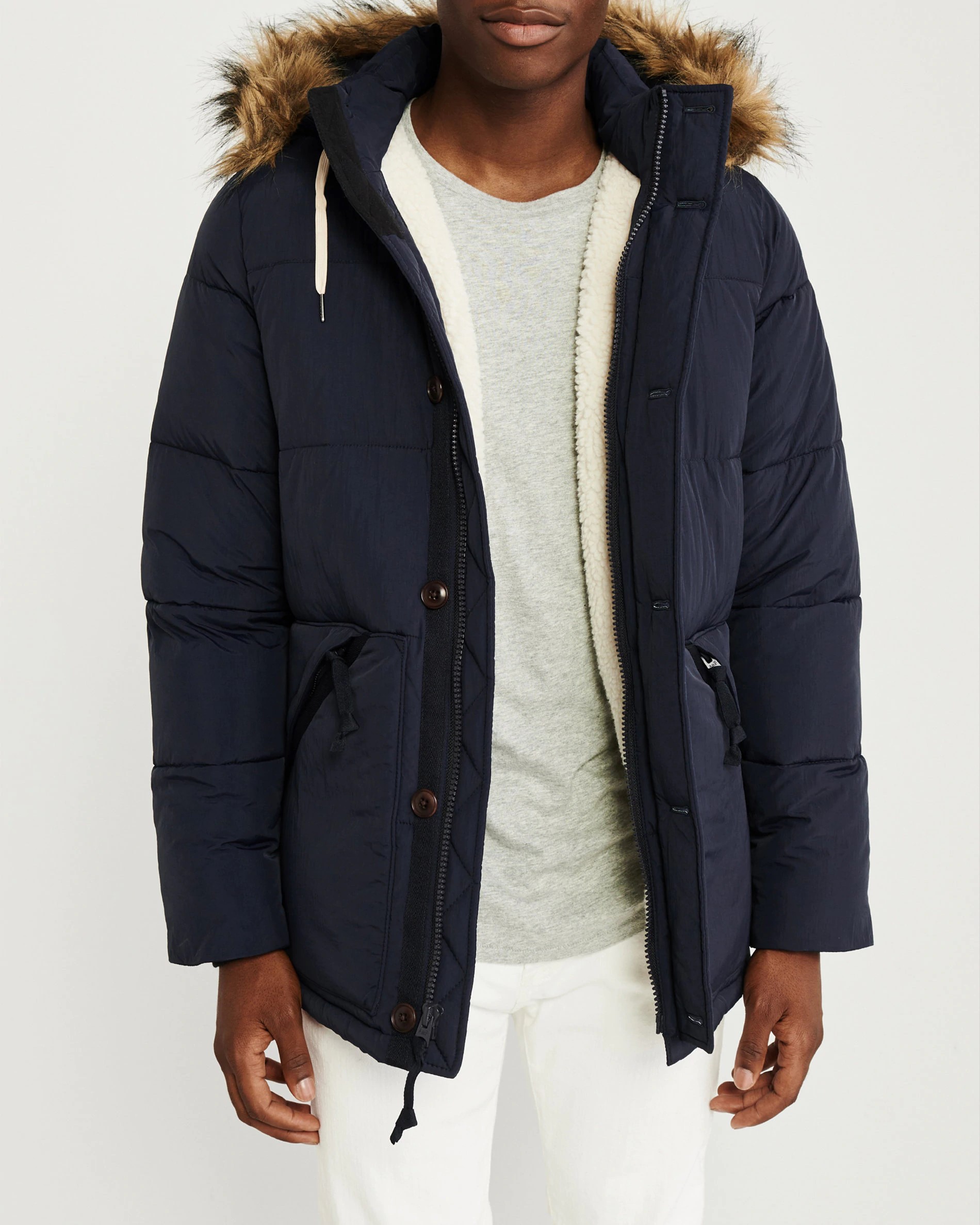 

Парка Abercrombie & Fitch AF6206M XL Темно-синий