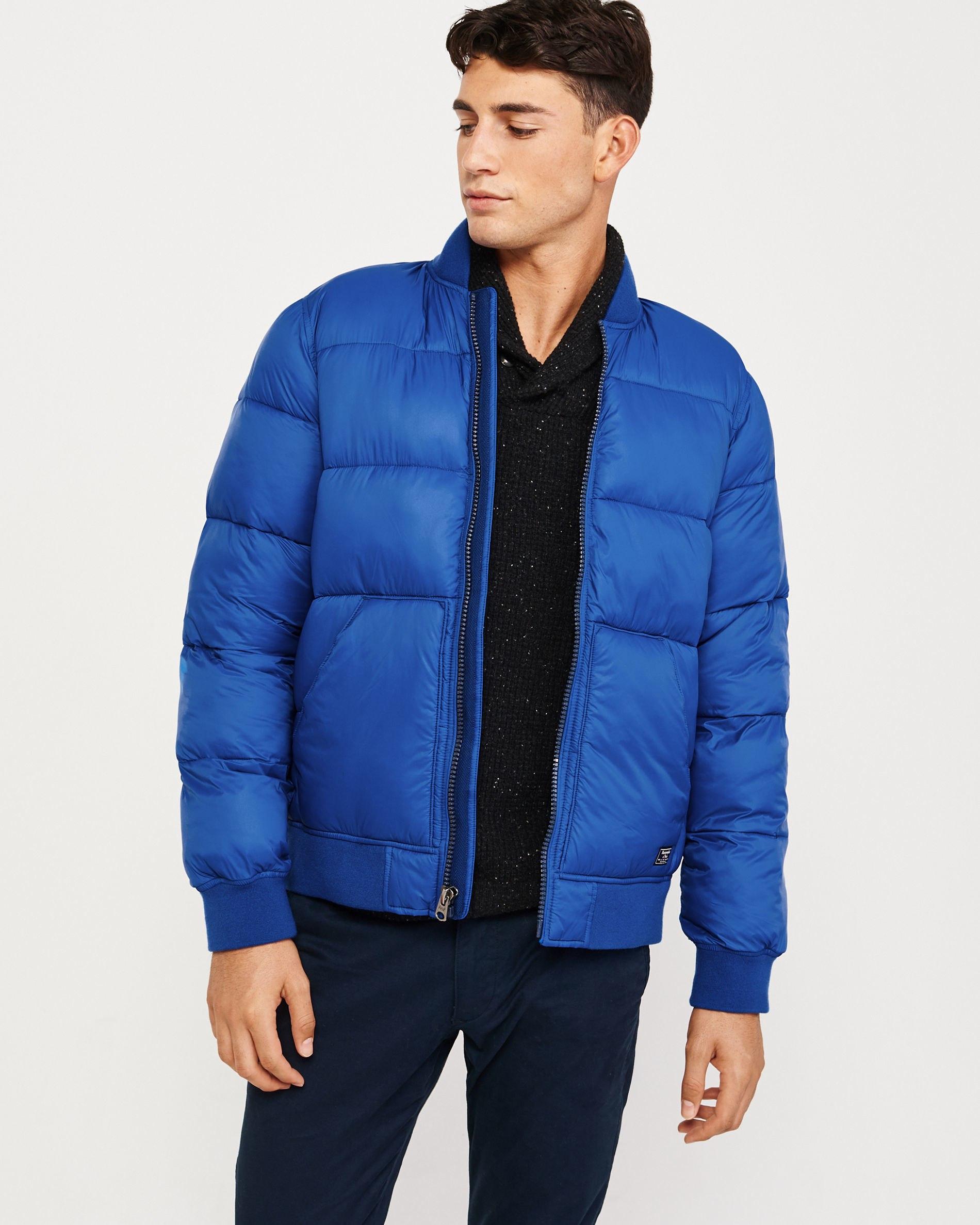 

Бомбер Abercrombie & Fitch AF5683M S Синий