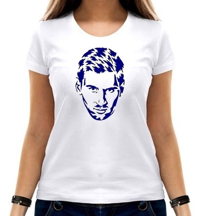 

Футболка женская Messi  белая, Футболка женская Messi 2XL белая