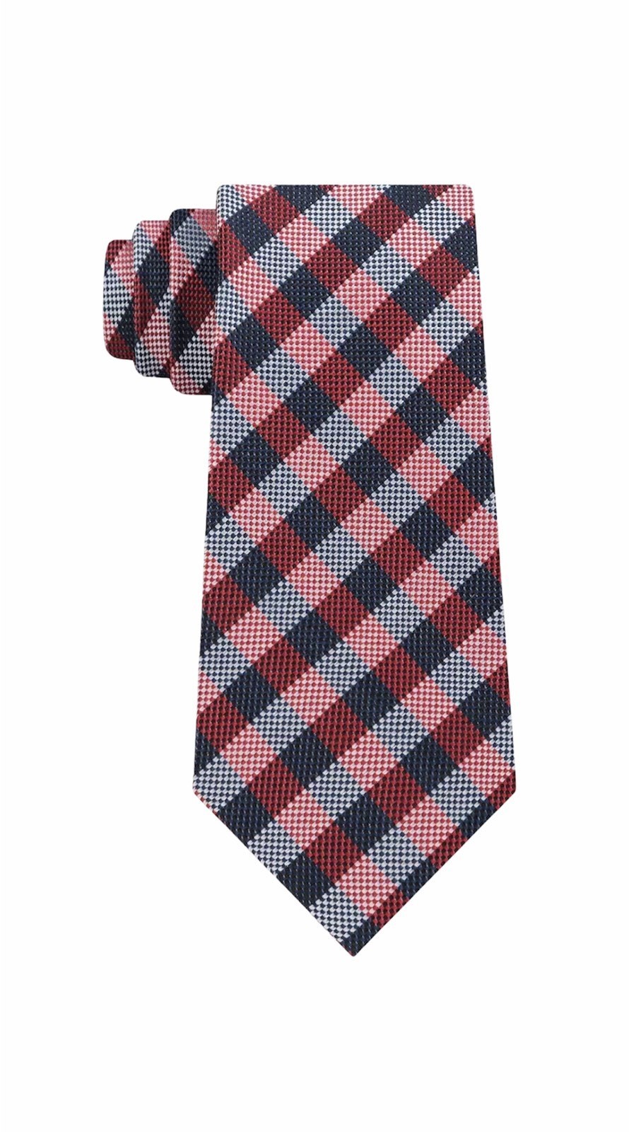 

Галстук Tommy Hilfiger S19933 100% Шелк красный с темно-синим,белым