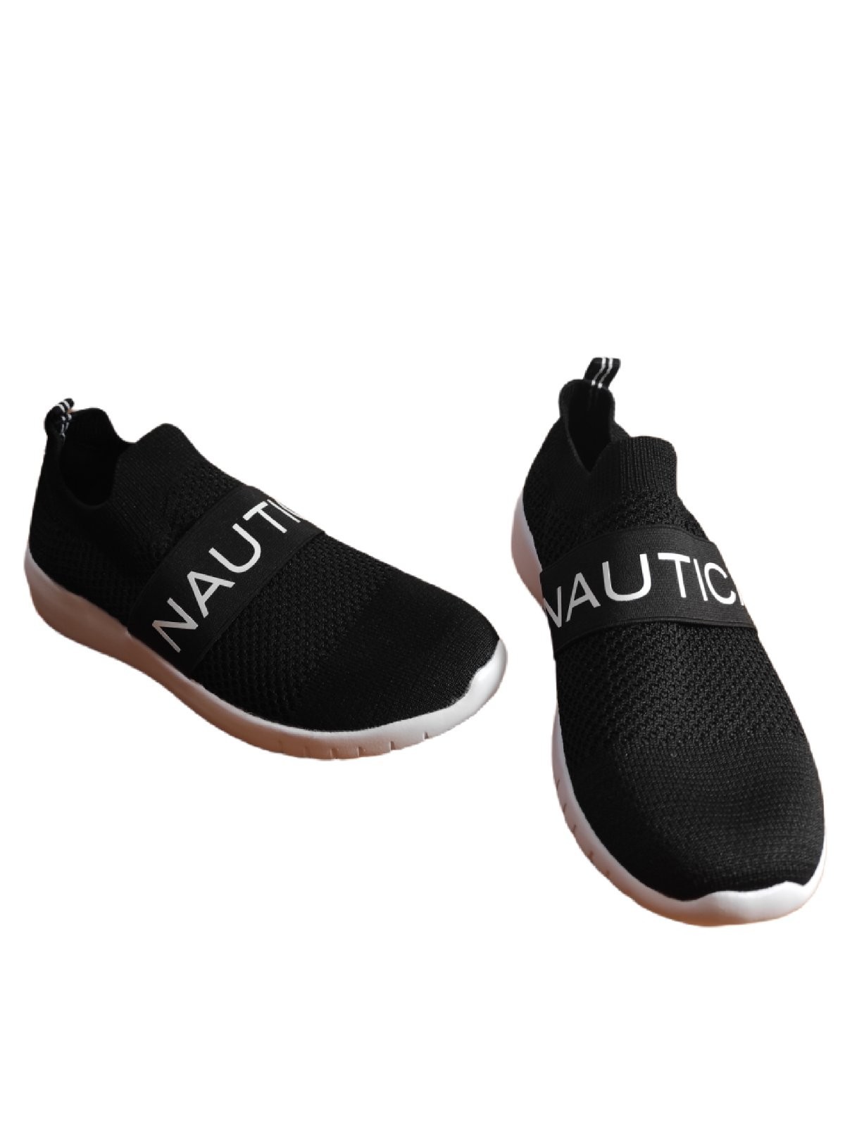 

Nautica Комфортные кроссовки Fashion Slip-On Sneaker Jogger KW2002 черные 38.5 р ( стелька прибл. 23 см )