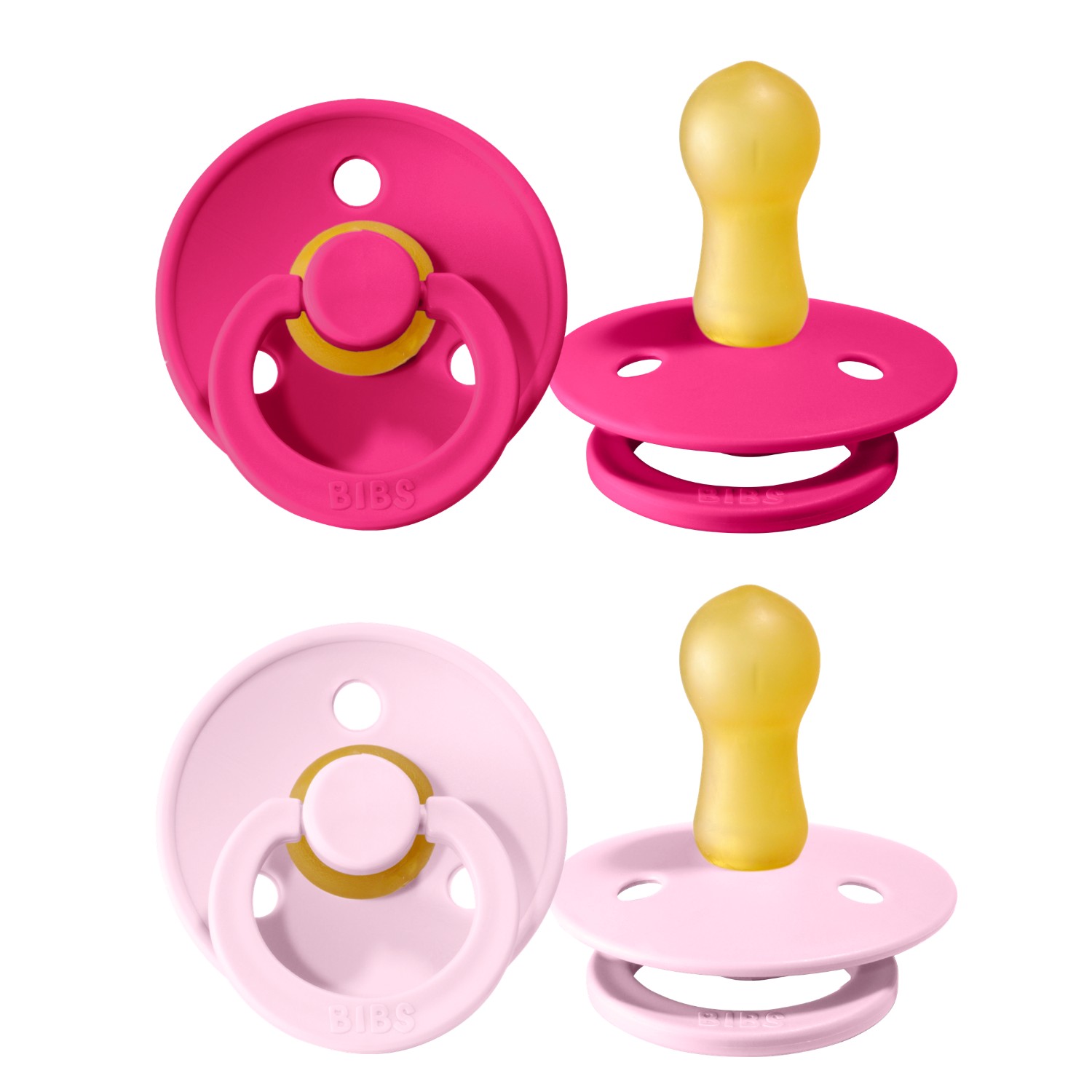 

Пустышка BIBS Raspberry + Baby Pink 6 - 18 мес. 2 шт.