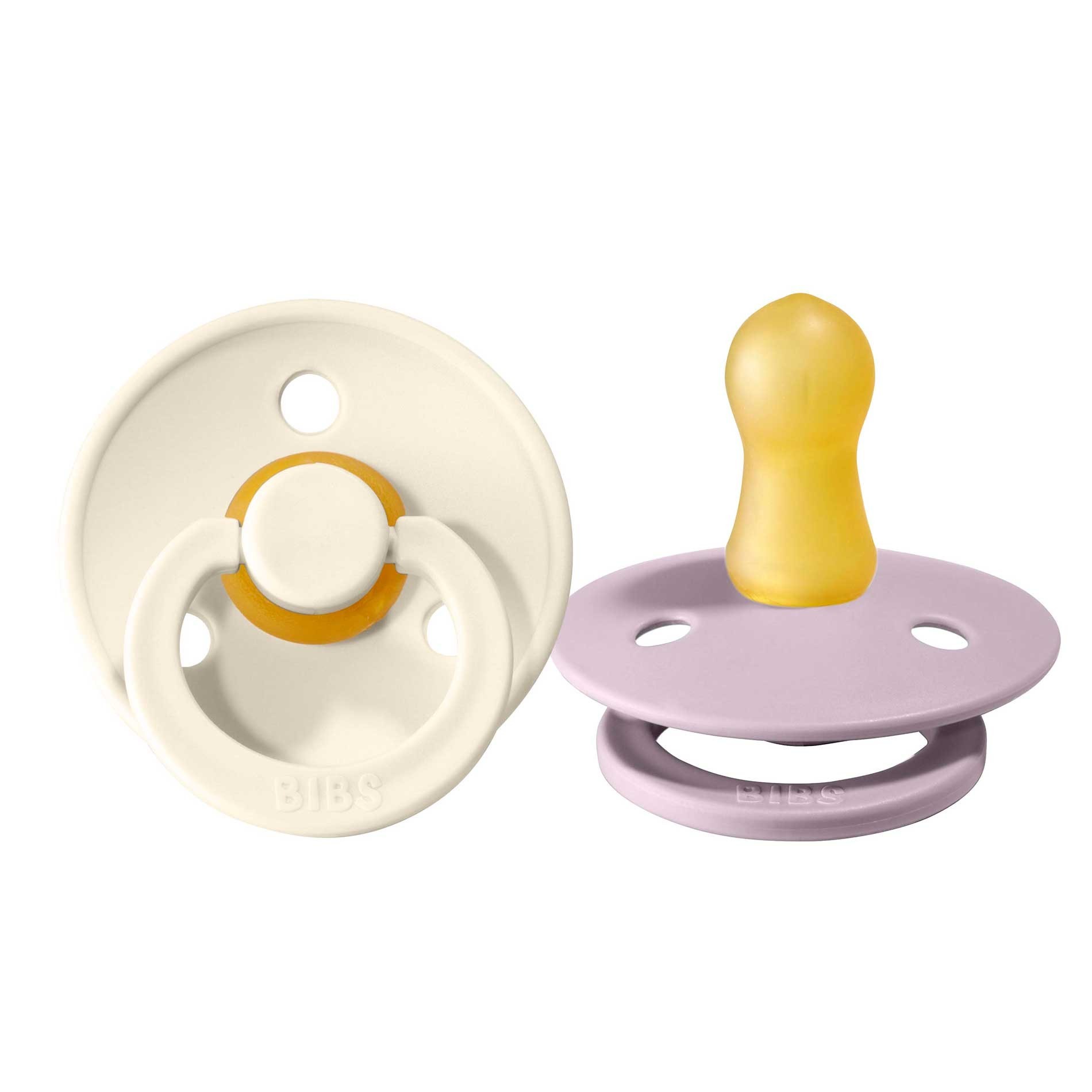 

Пустышка BIBS Lilac + Ivory 6-18 мес. 2 шт.