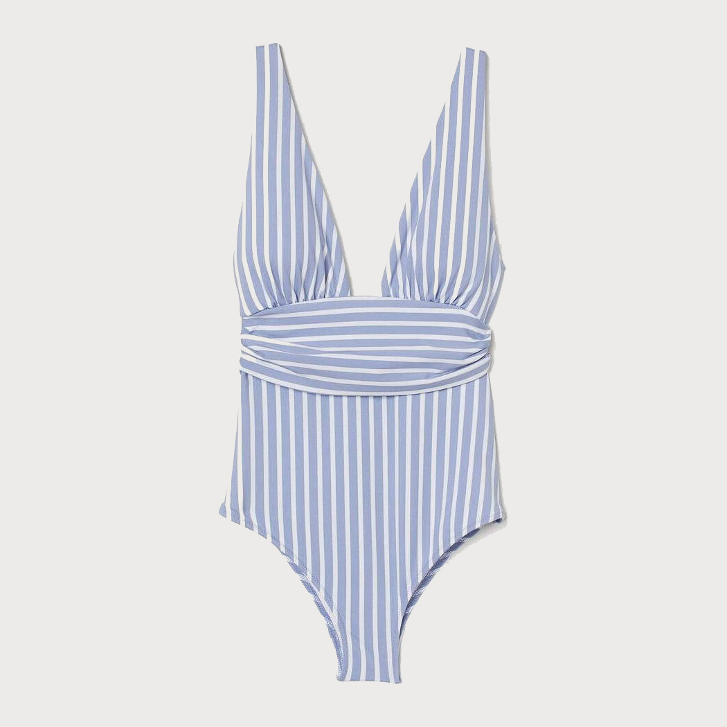 

Купальник слитный H&M 0811777 XXS Голубой 64702