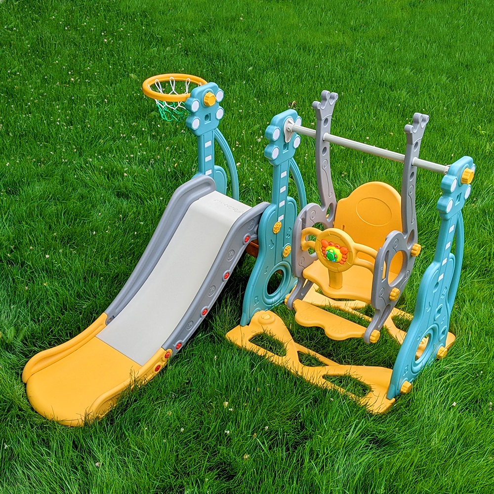 

Горка-качель Bambi WM19087-5 Grey-Yellow (WM19087)