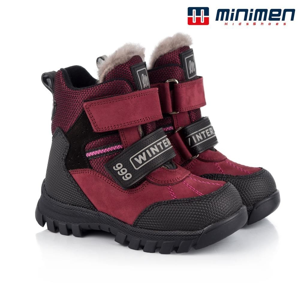 

Ботинки Minimen 01-49-63-9В-09 р. 30 Бордовый