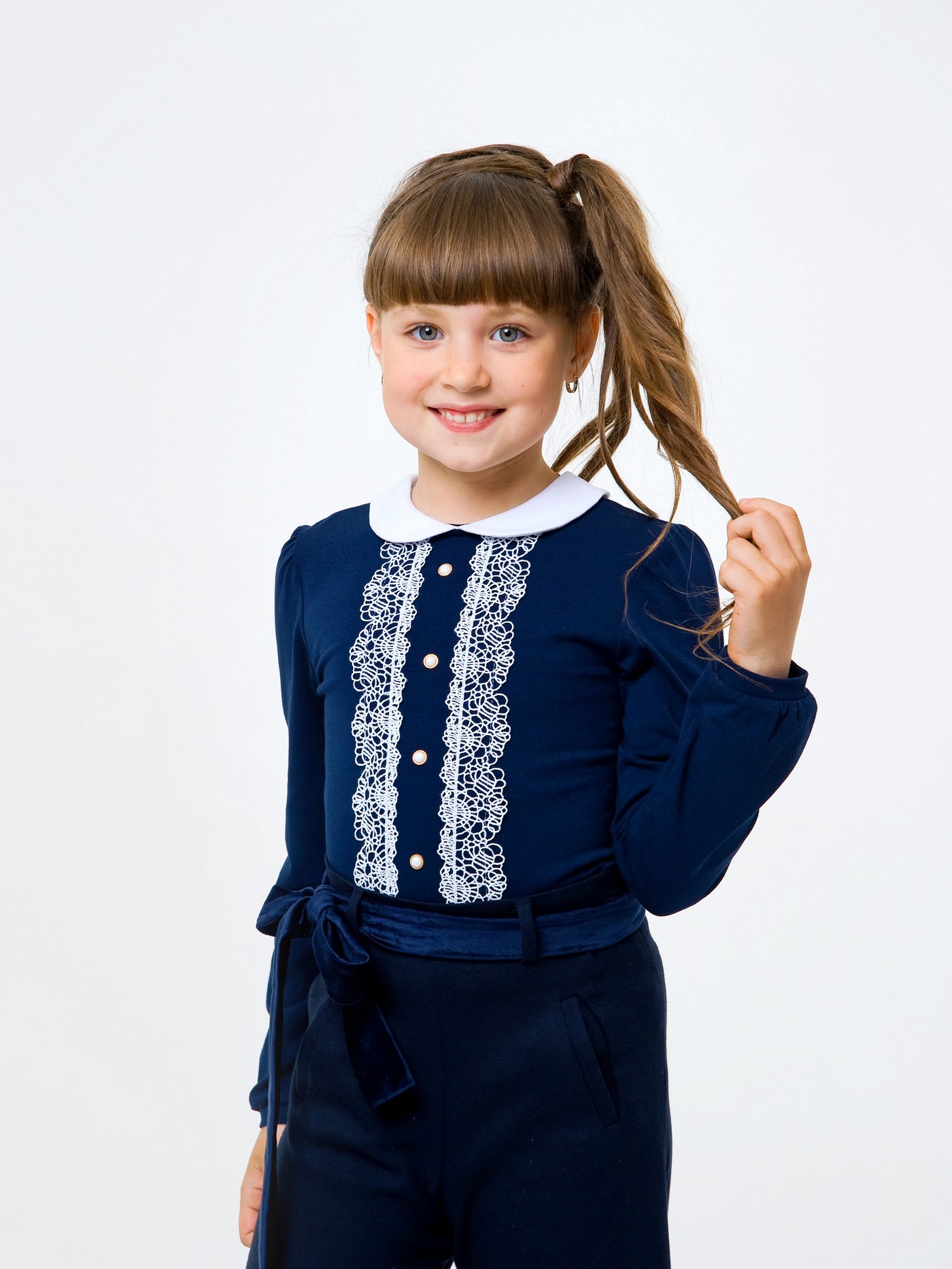 

Блуза Smil 128 Т.синий 114710
