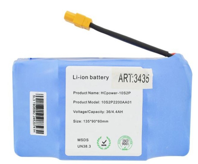 

Аккумулятор Li-ion для гироборда или гироскутера 10S2P UKC 36v 4400mAh светло-фиолетовый