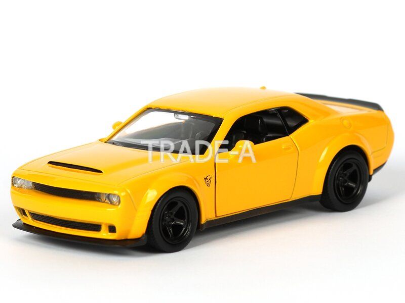 

Машинка RMZ City 554040 Dodge Challenger SRT Demon желтый