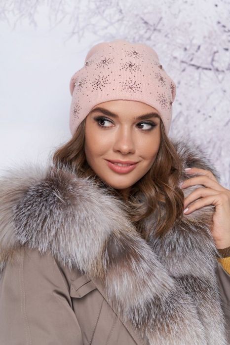 

Шапка женская осень-зима BRAXTON пудра Юния