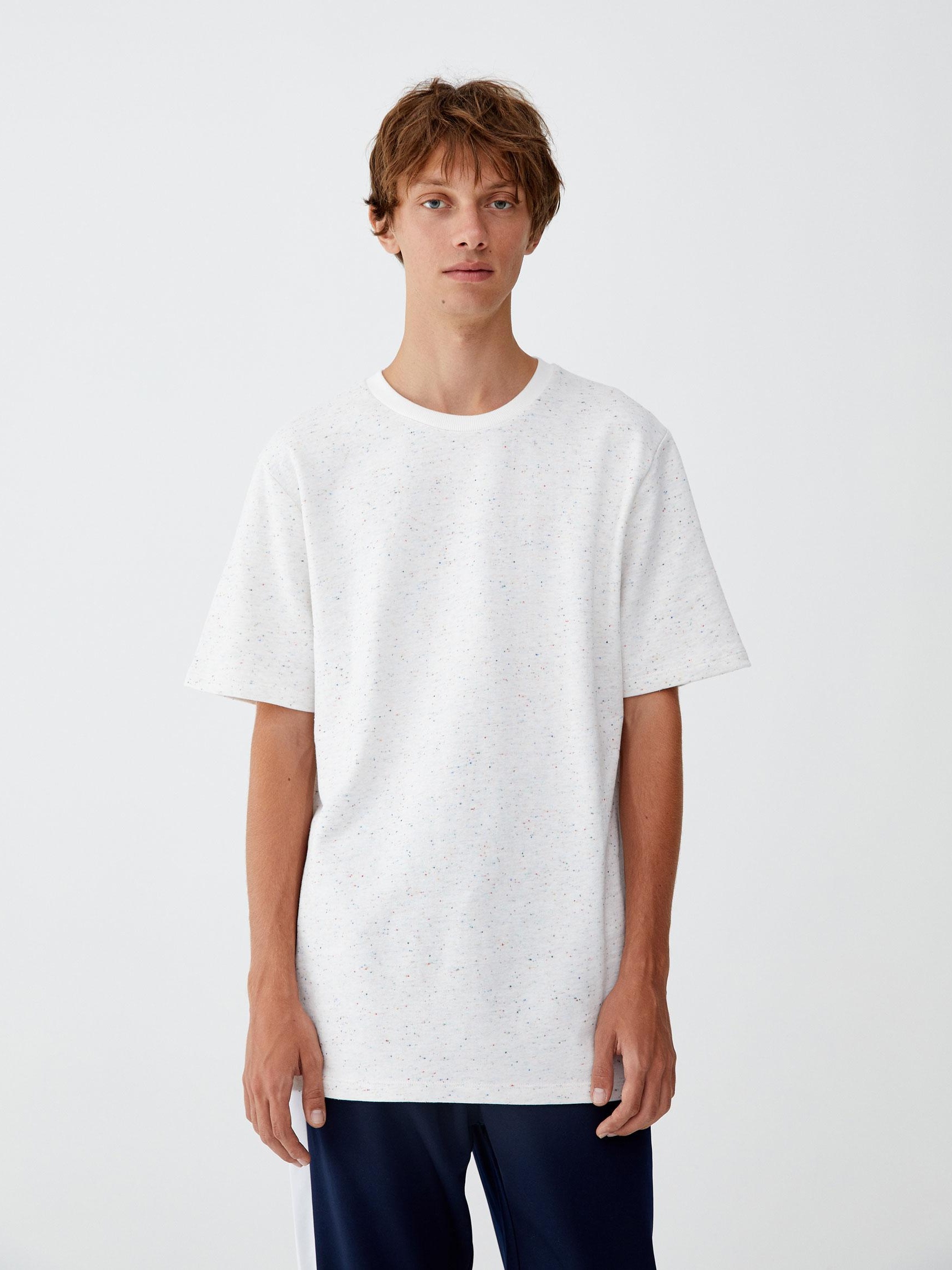 

Футболка Pull & Bear 9591/504/711-AEQZ M Белая-цветная
