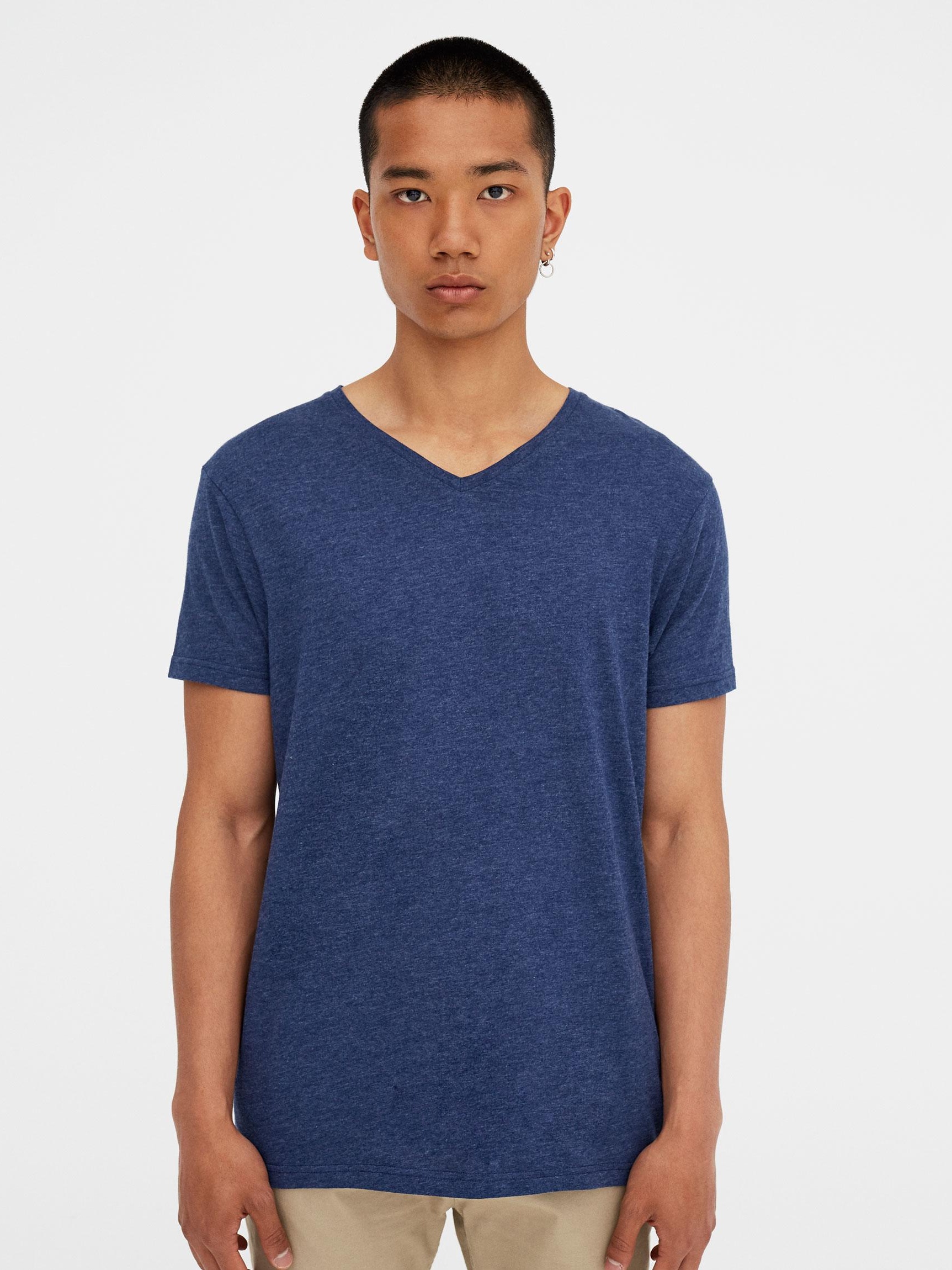 

Футболка Pull & Bear 9234/570/401-ACXD L Синяя