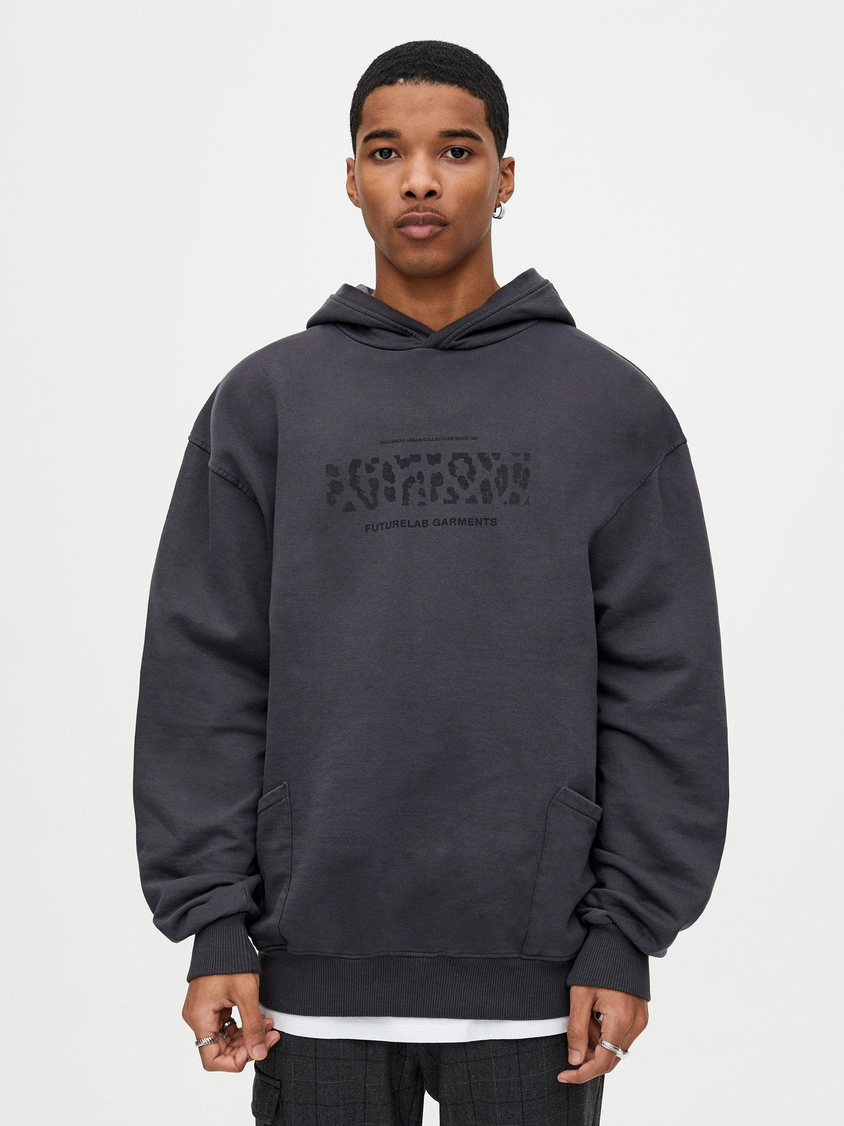 

Худи Pull & Bear 5590/576/833-ACXW L Темно-серое
