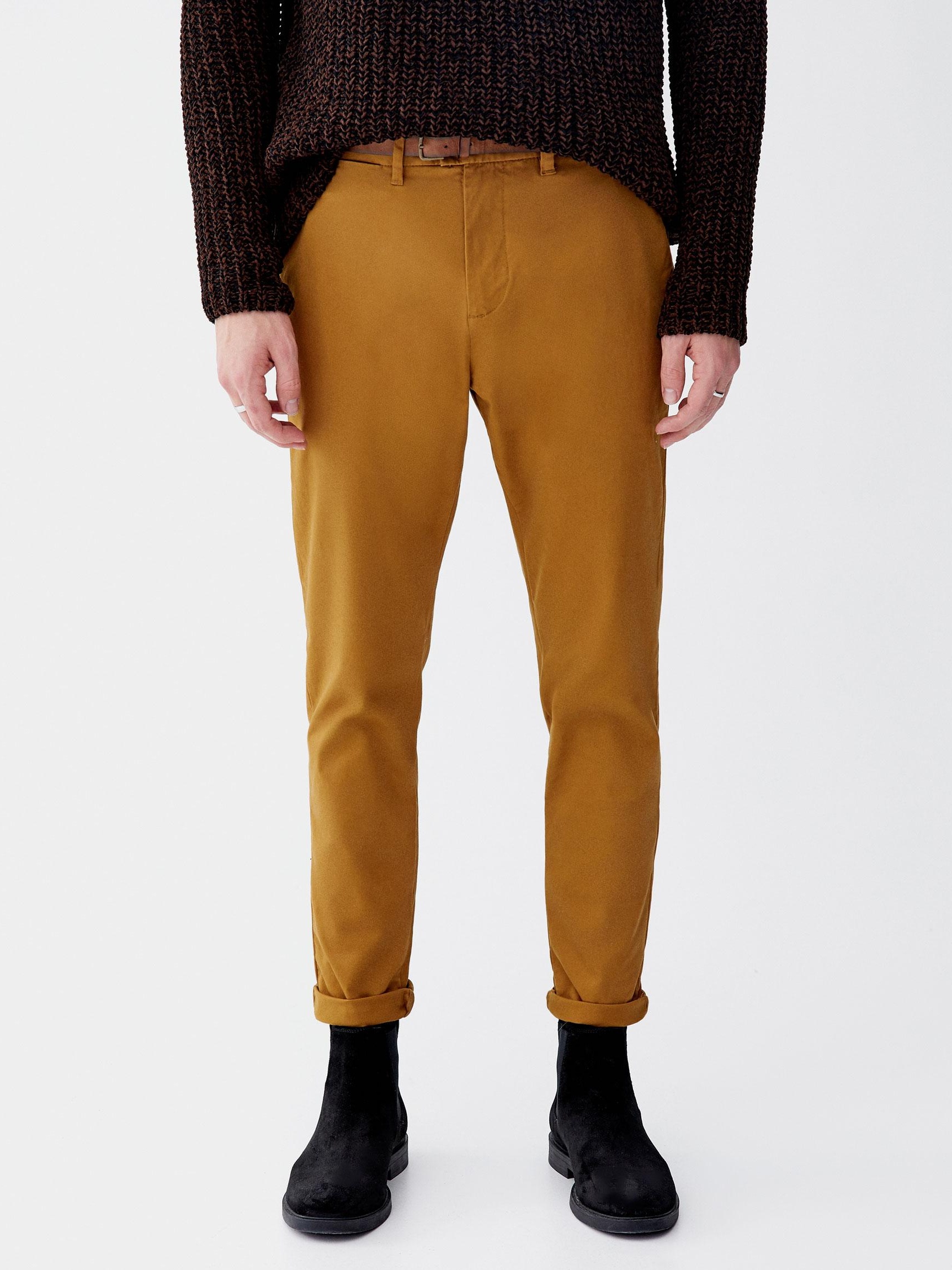 

Брюки Pull & Bear 9680/520/707-ACSC 38 Горчичные