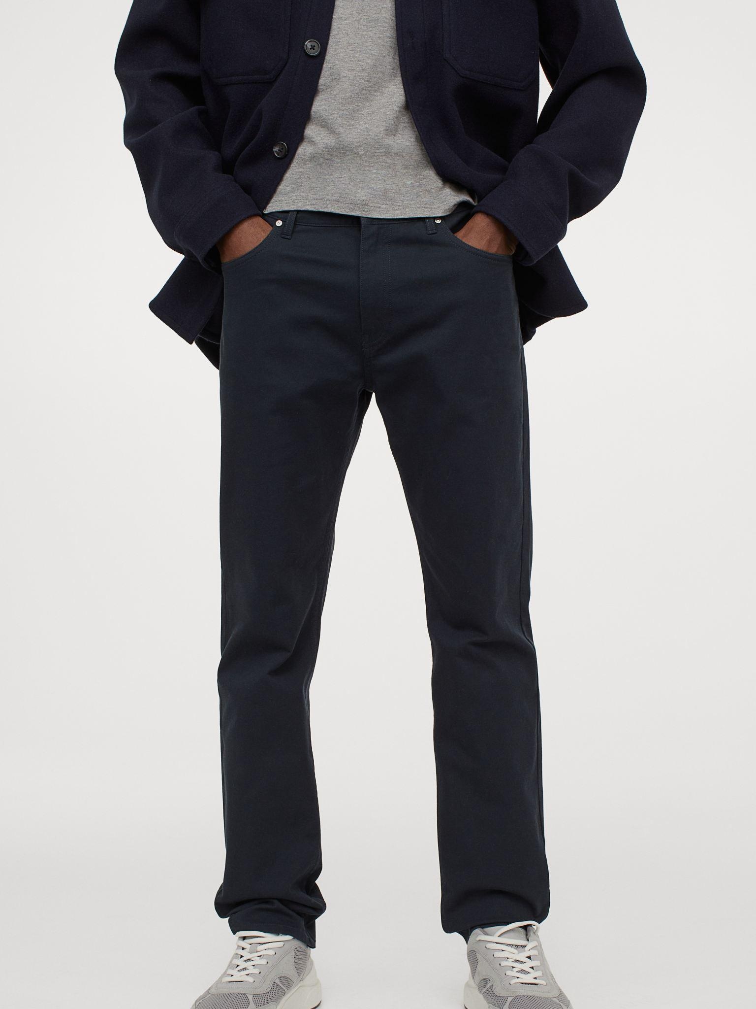 

Брюки H&M 7213909-AAQJ 27/32 Темно-синие