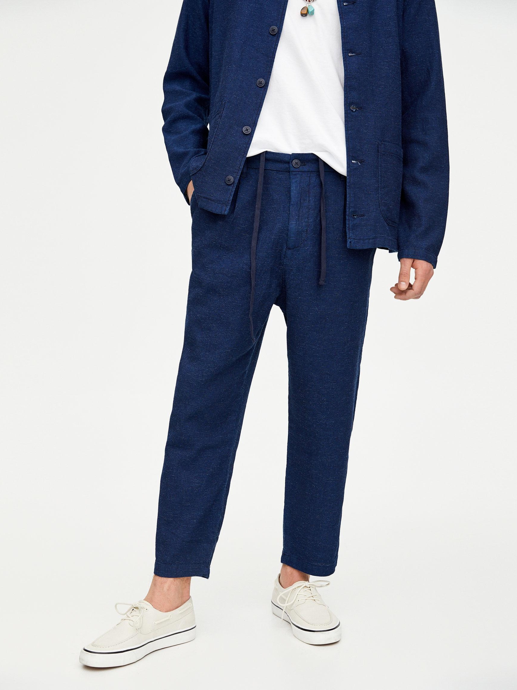 

Брюки Pull & Bear 5689/500/400-AAQJ 40 Темно-синие