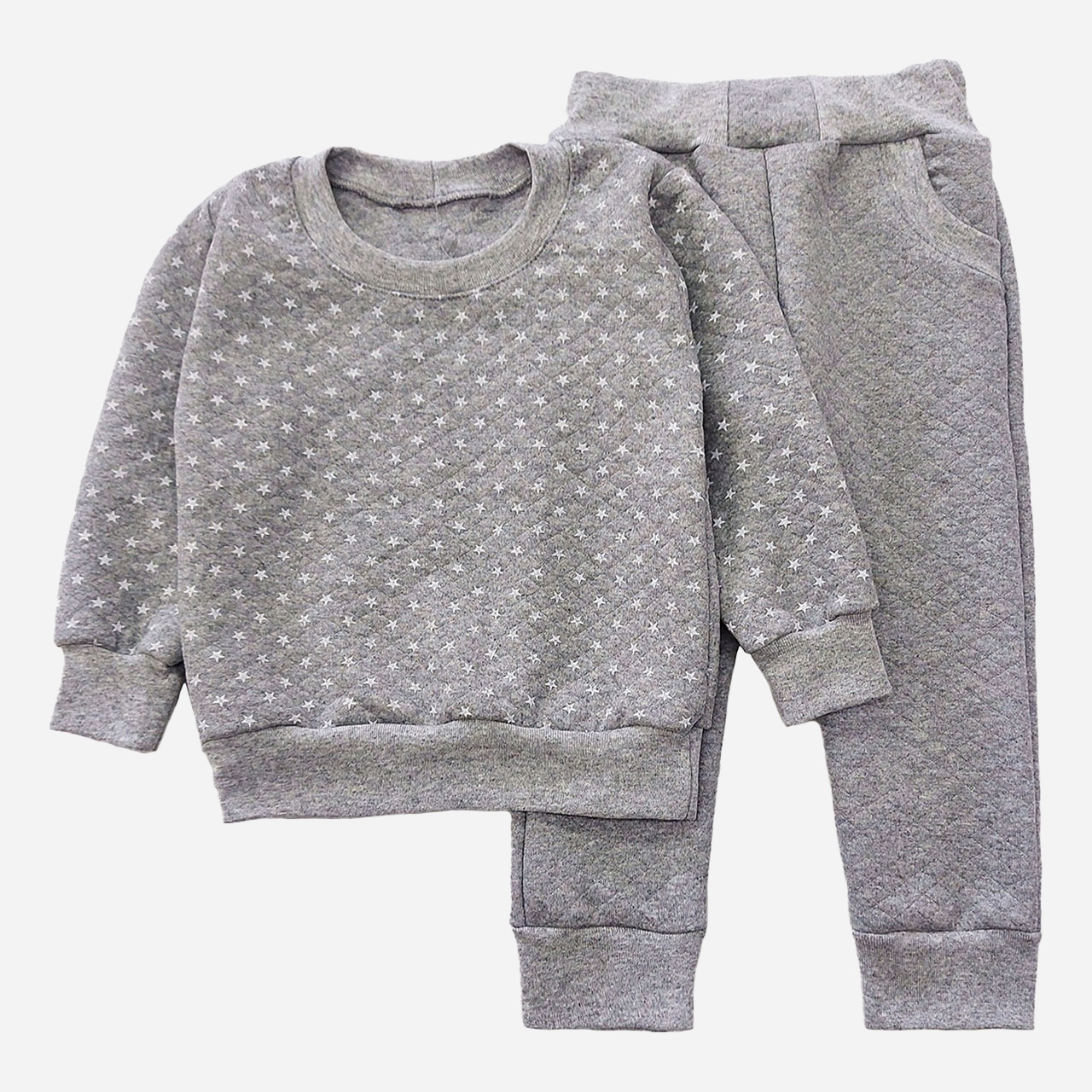 

Спортивный костюм Малыш style КС-07 86-92 см Серый/Светлый