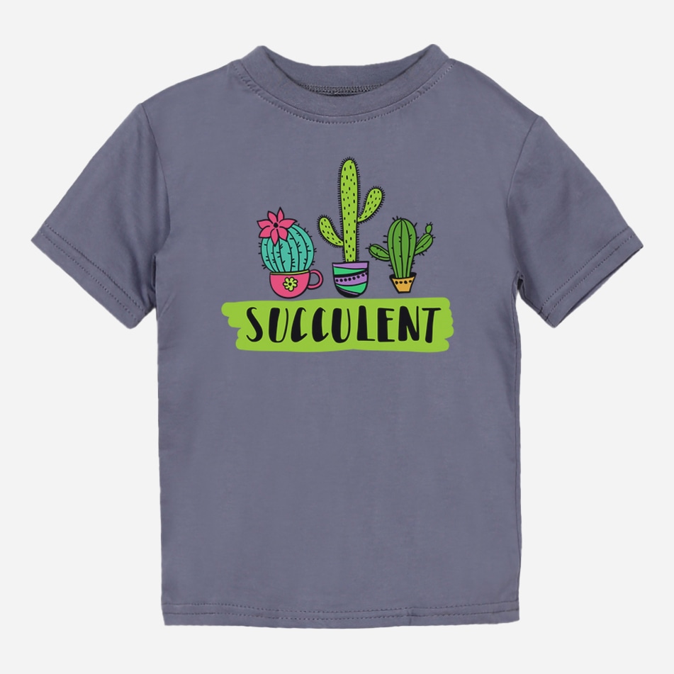 

Футболка Malta Д057/1-17-Р3 SUCCULENT 128 см Светло-серая