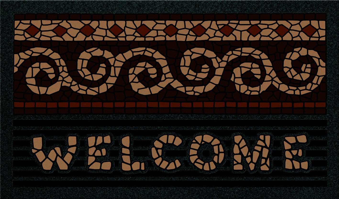 

Коврик придверный Euroflock FORMAT Mosaico Welcome 40х68