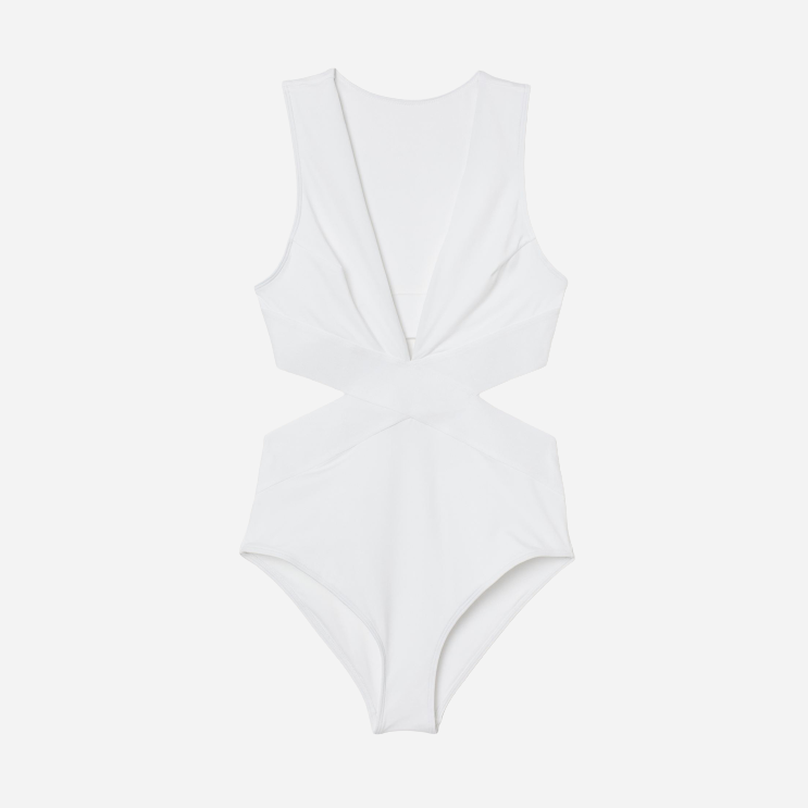 

Купальник слитный женский H&M zh0684824 44 Белый