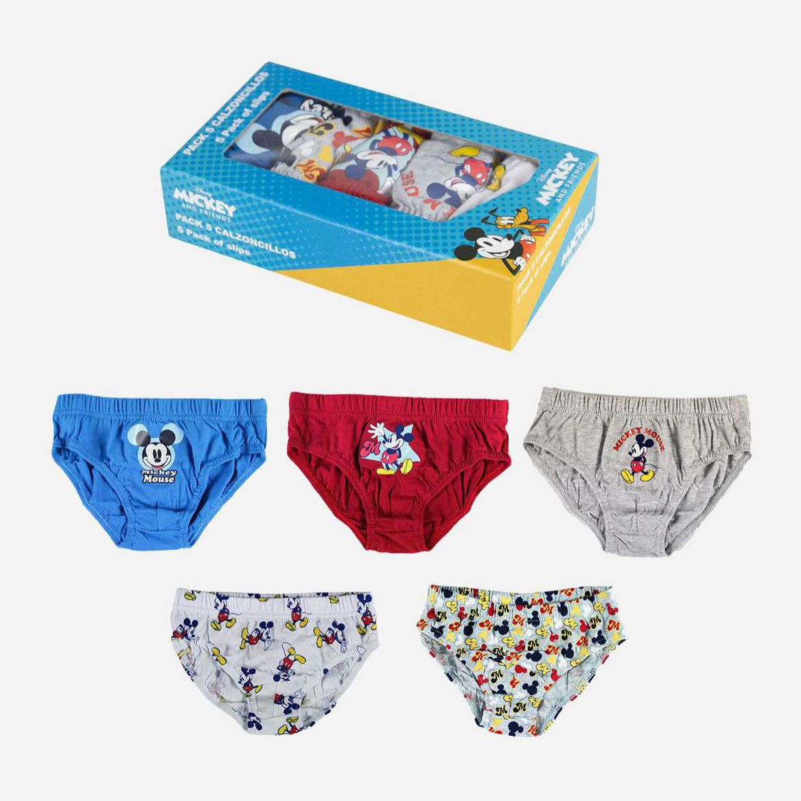 

Трусики Disney Mickey 2200007403 92-98 см 5 шт Микс