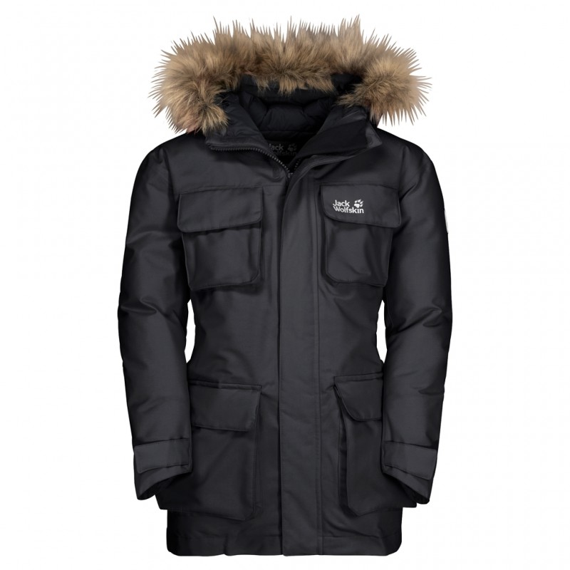 

Парка ICE EXPLORER JACKET KIDS Jack Wolfskin 1608201-6350 116 Серый (4060477301334)