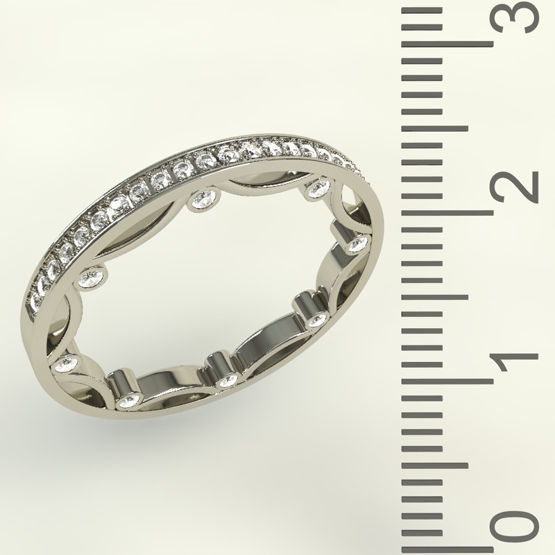 

Золотое кольцо с бриллиантами 529-1B336 0,27карат Размер17,5