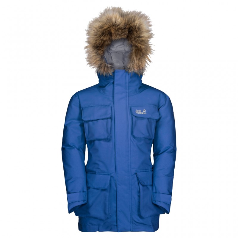 

Парка ICE EXPLORER JACKET KIDS Jack Wolfskin 1608201-1201 140 Синий (4060477301198)